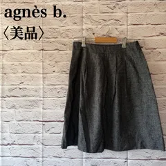 【agnès b.】アニエスベー リネン スカート サイズ38 MA-45のサムネイル