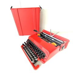 限定品 オリベッティ タイプライター バレンタイン 赤いバケツ Olivetti オリベッティ バレンタイン olivetti valentine タイプライター 赤