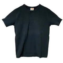 CHM GLAD HAND ヘンリーネック 半袖 Tシャツ ブラック メンズ レディース ユニセックス 古着 グラッドハンド 無地 USA生地 アメカジのサムネイル