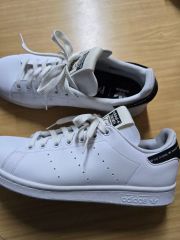 adidas スタンスミス リコン 白レザースニーカー 白紺 廃盤モデル
