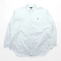 Ralph Lauren 90年代 オックスフォード ボタンダウンシャツ L ホワイト BLAKE スモールポニー 刺繍 ロゴ