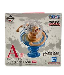미품 반다이 ONE PIECE 이치 반 쿠지 원피스 장인 계보 패극 A상 원숭이·D·루피 고무 고무의 흰 채찍 먹식 괴기 피규어