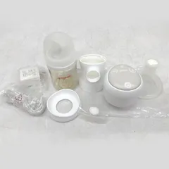 E0370◆ピジョン 1026453 母乳アシスト さく乳器 電動 handy fit +  搾乳器 授乳 母乳 やわらかクッション構造 充電バッテリー搭載 赤ちゃん 新生児 ベビー用品