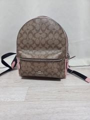 COACH ベージュ・パープル バックパック 多少お値下げ可能です 