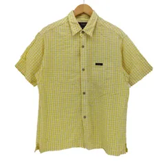 オニール ONEILL 90-00S ロゴ刺繍 チェック シアサッカー S/S シャツ メンズ import：M のサムネイル
