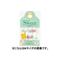 （まとめ）プラス メクリッコ SWEET KM-303SB-3 フラワー2 L 3個〔×10セット〕のサムネイル