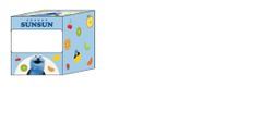 신품 선스타 문구(Sun-Star Stationery) 퍼펫 순순 상품 씰 마스킹 소재 박스들이 과일 S8814740