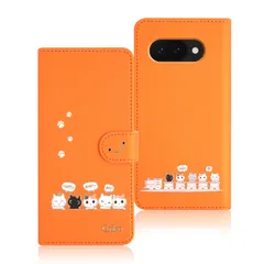 新品 Qribo Google Pixel 9a ケース 手帳型 ピクセル9a 手帳ケース Pixel9a カバー シンプルなのに可愛いデザイン エンボス加工猫柄 うれしい気持ち 6.3インチ対応 グーグルピクセル9aケース ピクセル9aカバー グーグル Pi