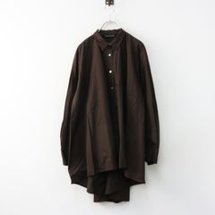 A19681 美品 MORABITO オーバーサイズロングシャツ グレー系38 - メルカリ