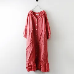 定価35860円 2022SS ハグオーワー HUG O WaR リネンフリルティアードワンピース 1 ピンク／トップス ギャザー 【2400014968217】のサムネイル