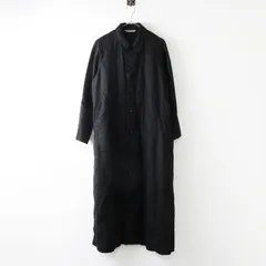 あっこたん x キナル x フォグリネンワーク fog linen work あきかぜコート＼ブラック リネン 羽織り スリット コラボ【2400014980493】のサムネイル