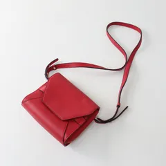 ブルックスブラザーズ Brooks Brothers レザー ショルダーバッグ ｜レッド 斜め掛け クロスボディ 【2400014975888】のサムネイル