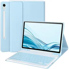 【新品】 Galaxy Tab S10 Plus/S9 FE Plus/S9 Plus キーボード ケース Sペンホルダー付き 人気 可愛い マグネット 分離式 Android タブレット ギャラクシー Tab S10+/S9+/S9FE+ 12.4インチ 0のサムネイル