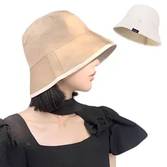 新品 [Sitengle] 帽子 レディース UVカット バケットハット 深め 大きめ 小顔 あご紐付き 綿 両面着用 遮光UPF50+ 折り畳み 春夏バケハ 紫外線対策 通気 つば広 日焼け防止 日除け帽子 日除けハット 散歩 旅行 海辺 登山 通年対応 丸