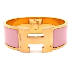 HERMES(エルメス) バングル クリック・クラックH ピンクゴールド×ライトピンクのサムネイル