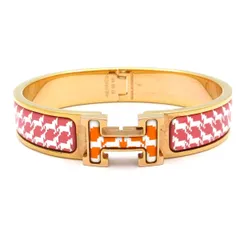 HERMES(エルメス) バングル クリックH ピンクゴールド×ピンク×オレンジのサムネイル