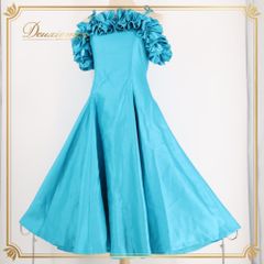 Aloha Kids ベルベット ドレス ターコイズブルー S Aloha Kids ベルベット ドレス ターコイズブルー S - メルカリ