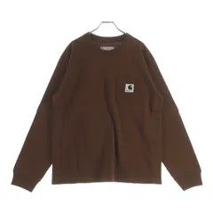 Sacai (サカイ) ×Carhartt フロントロゴ スウェット トレーナー ブラウン 25-00994Sのサムネイル