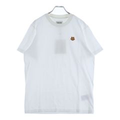 KENZO (켄조) Tiger T-Shirt 타이거 로고 자수 반팔 T 셔츠 화이트 FB55TS0034SA