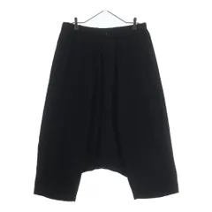 Yohji Yamamoto POUR HOMME (ヨウジヤマモト プールオム) 縦接ぎサルエルパンツ HO-P24-100 ブラックのサムネイル