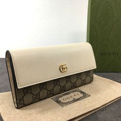 未使用品 GUCCI プリント ジップアラウンド長財布 496317 91 - メルカリ