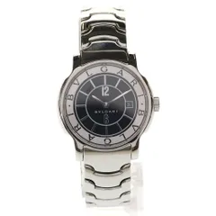 BVLGARI (ブルガリ) ソロテンポ デイト 黒文字盤 クォーツウォッチ 腕時計 シルバー ST29Sのサムネイル