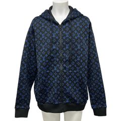 希少！ ルイヴィトン 23SS モノグラム柄 ジップアップパーカー Sサイズ 