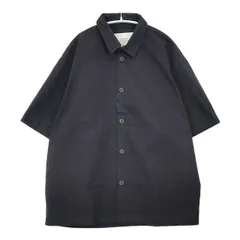 STUDIO NICHOLSON PIERO コットンシャツ 半袖シャツ ブラック メンズ スタジオ ニコルソン【中古】6-0507S∞のサムネイル