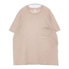 YAECA STOCK 31031 丸胴クルーネックショートスリーブポケットTシャツ 半袖Ｔシャツ カットソー ピンク メンズ ヤエカ【中古】6-0507S∞のサムネイル