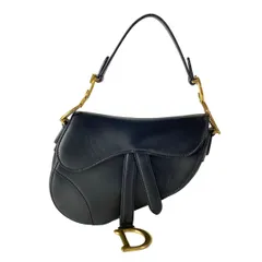 DIOR/ChristianDior(ディオール/クリスチャンディオール) ハンドバッグ サドルバッグ 黒 レザーのサムネイル