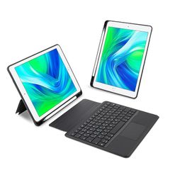 [Brand New] WOTOWEL iPad Keyboard for iPad 9th/8th/7th Generation 10.2-inch, iPad Air 3rd Generation 10.5-inch, iPad Pro 10.5-inch, with Japanese Layout, Trackpad, 3-Device Switching, 7-Color Backlight, 1 Minute