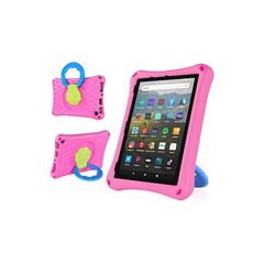 [신품] 2024년 New 모델 Fire HD 8/ HD 8 Plus 태블릿 케이스 커버 제10세대/제12세대 2022/2020년 발매 iPad 8 /samsung A8 RIAOUR 순정 360도 스탠드 보호 커버 경량 EVA제 0