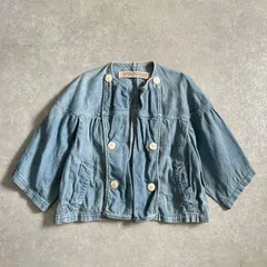 KAPITAL 岡山児島工場産 デニム ギャザーショートジャケット デニムジャケット キャピタルのサムネイル