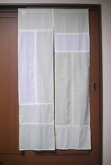 のれん☆ポジャギ☆パッチワーク☆長い丈ハンドメイド「パシェのれん