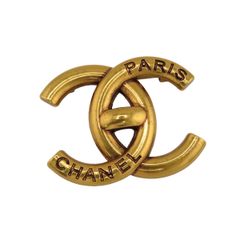 極美品✨ シャネル ココマーク ターンロック ブローチ ゴールド 刻印 