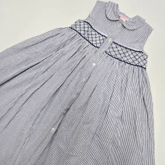 6t 120-130 ストライプ シャーリング 女の子 ONE PIECE