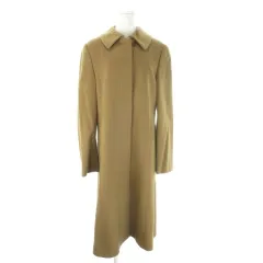 コムサデモード COMME CA DU MODE ステンカラーコート カシミヤ L 茶 ブラウン 比翼 /MN12 ■ECA005のサムネイル