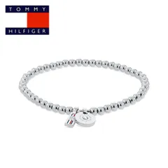 トミーヒルフィガー tommy hilfiger トミー ブレスレット ブレス レディース 女性 2780453 プレート ボールチェーン シルバー ステンレス カジュアル ファッション 女性用 ユニセックス アクセサリー アクセ ギフト プレゼントのサムネイル