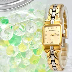 【新品電池】NINA RICCI ニナリッチ レディース 腕時計 リボン スクエア D950のサムネイル
