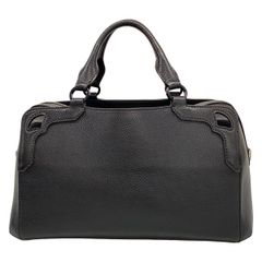 Cartier Marcello de Cartier Bowling Bag, Black Leather Handbag
