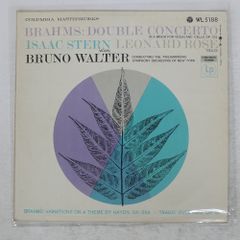 国内盤 WALTER/BRAHMS DOUBLE CONCERTO IN A MINOR/WESTMINSTER WL5188