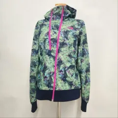THE NORTH FACE ザノースフェイス レディース ヤシの木 パータン 起毛 WHO ジップアップ S