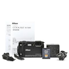 <양품> Nikon COOLPIX W300 BK 블랙 | 방수 디지털 카메라 | 동작 양호 | 외관 매우 깨끗한 | 부속품 완비 | 모니터 소스레 있음 | 실용성이 뛰어난 터프니스 모델