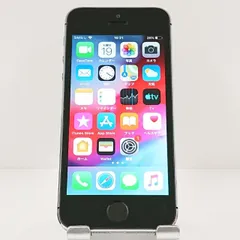 iPhone5s 16GB iPhone5s 16GB   au スペースグレイ 送料無料 本体 c19899