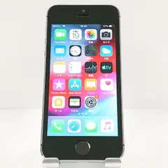 iPhone5s 16GB iPhone5s 16GB   au スペースグレイ 送料無料 本体 c19902