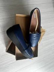 FITFLOP フリンジ スニーカー ローファー US 7 (EUR 38) 24.0cm ネイビー