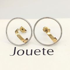 [Excellent Condition] Jouete Combination Circle Earrings, Sterling Silver 925, 2.1g