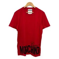 MOSCHINO(モスキーノ) 半袖Tシャツ サイズI 52 メンズ美品  - レッド×黒 クルーネックのサムネイル