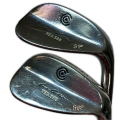 クリーブランド角溝加工　56° 51° スピンウェッジ　おまけ付き65°RW 角溝加工 クリーブランド REG.588 51° 56° おまけ65°ウェッジ - メルカリ