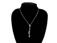 ✨美品✨ FOXEY Yラインドロップネックレス パール シルバー - メルカリ